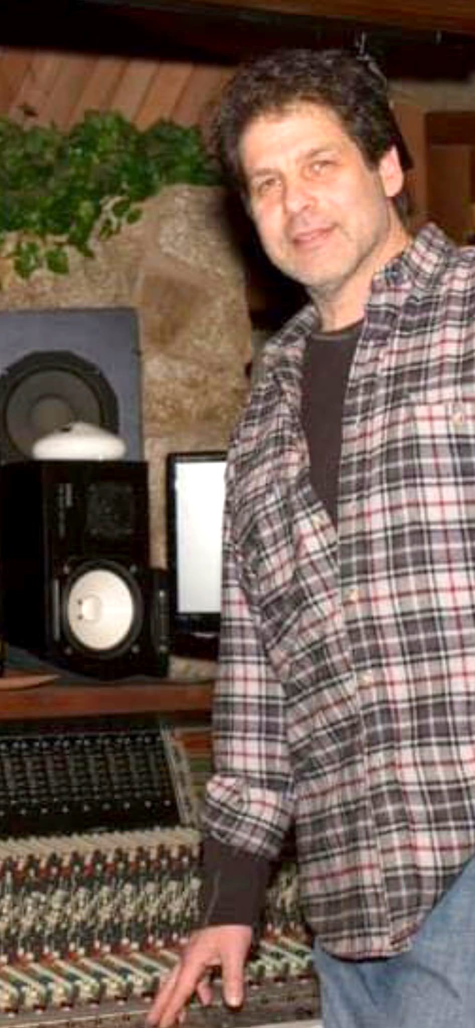Guy Daniel Vastola at the Neve VR60 console at City Lights Recording Studio